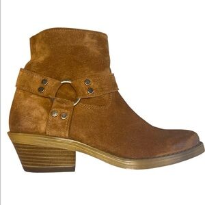 275 Central Intro Boot Western Cowgirl Harness Bootie Chestnut Size EU 38